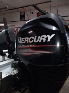 2016 Lund 1600 Alaskan Tiller w/ Mercury 60 4-stroke (646 hours), bunk trailer