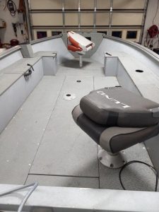 2014 Lund 1600 Tiller w/ Mercury 60 4-stroke (1229 hours), bunk trailer